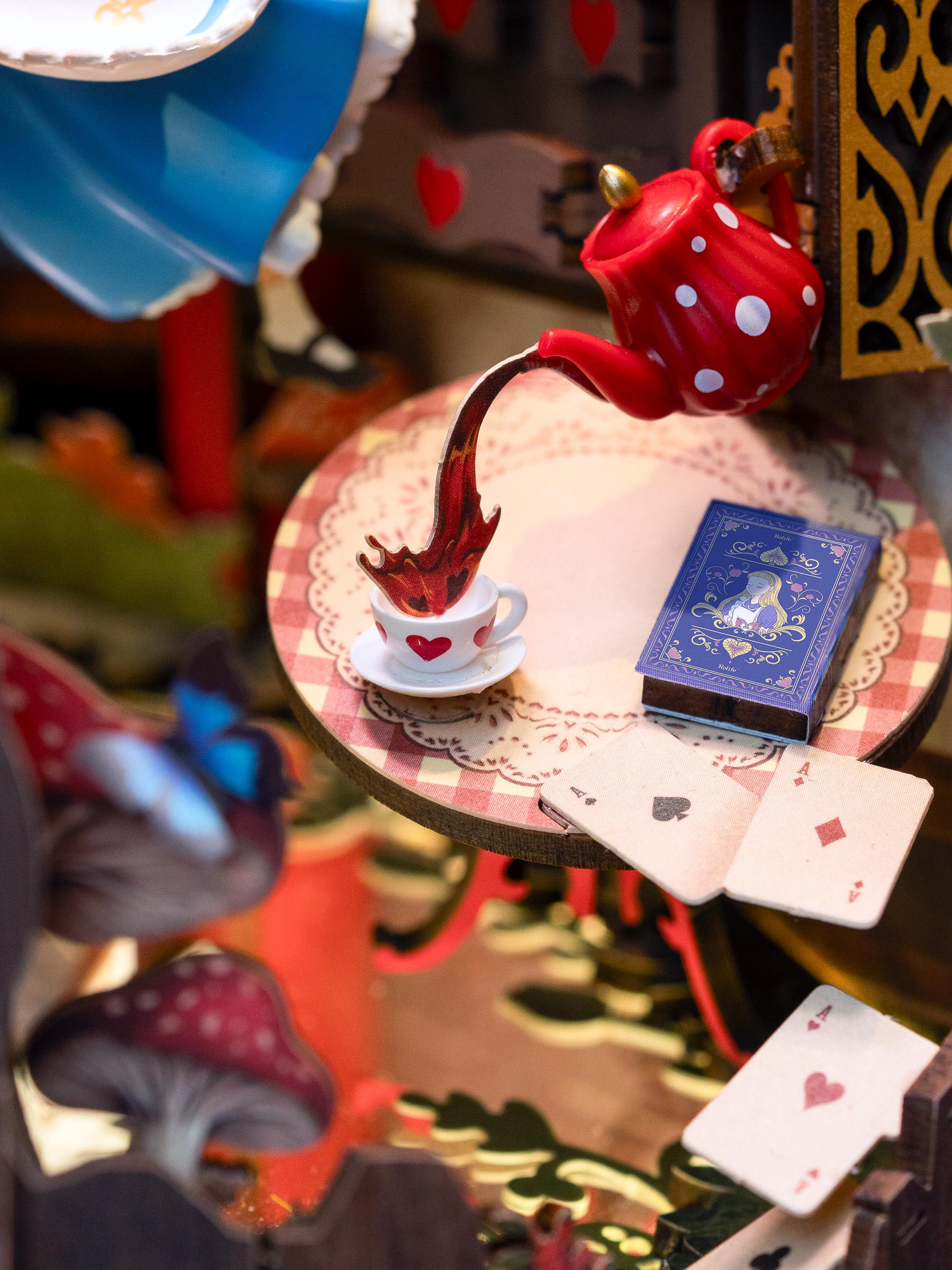 DIY Miniature Book Nook Kit | Fall into Wonder w/ LED Lights